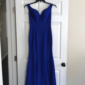 Blue mermaid dress